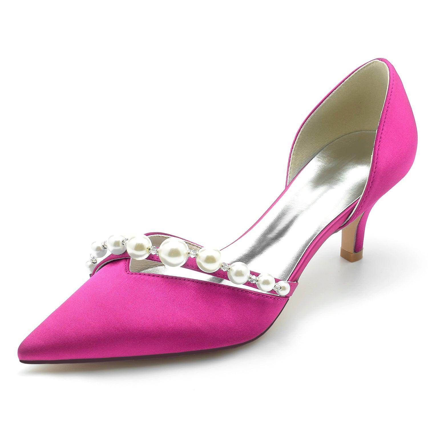 Stiletto Heel 6cm Silk-Like Shoes CK0214 - COCOMELODY